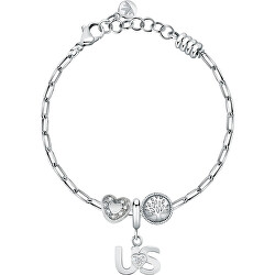 Bracciale romantico in acciaio Drops SCZ1320