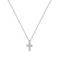 Pánsky oceľový náhrdelník s krížikom Motown SALS45