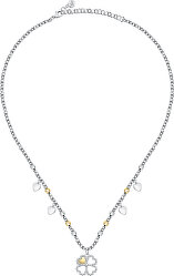 Půvabný bicolor náhrdelník pro štěstí Dolcevita SAUA04