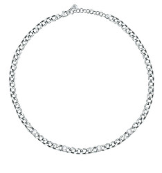 Půvabný ocelový náhrdelník s krystaly Poetica SAUZ27