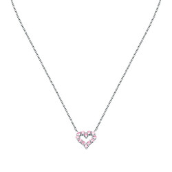 Půvabný stříbrný náhrdelník Srdíčko Tesori SAIW181