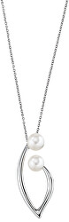 Romantický náhrdelník s pravými perlami Foglia SAKH13