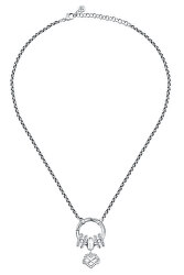 Romantický ocelový náhrdelník Drops SCZ1180