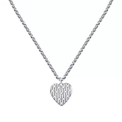 Romantický oceľový náhrdelník so srdiečkom Incanto SAVA03