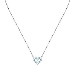 Půvabný stříbrný náhrdelník Srdíčko Tesori SAIW180