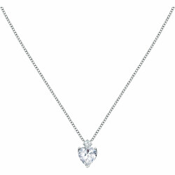 Romantický stříbrný náhrdelník Srdce Tesori SAIW158