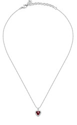 Romantický strieborný náhrdelník Tesori SAVB04 (retiazka, prívesok)
