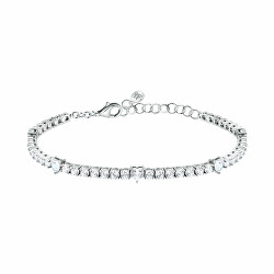 Bracciale Tennis romantico in argento riciclato Tesori SAIW233