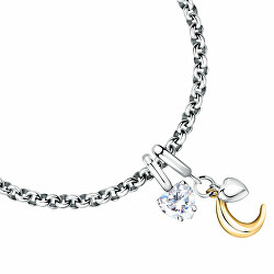 Bracciale elegante in acciaio con charm Drops SCZ1375