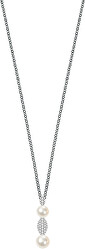 Stříbrný náhrdelník Perla SANH08 (řetízek, přívěsek)
