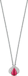Stříbrný náhrdelník s beruškou Tesori SAIW37 (řetízek, přívěsek)
