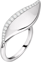 Stříbrný prsten Foglia SAKH38