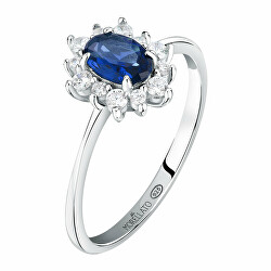 Stříbrný prsten se zirkony Tesori SAIW1540