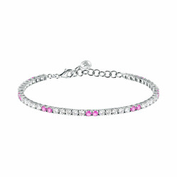 Bracciale Tennis in argento con zirconi Tesori SAIW227