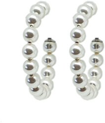 Elegantné náušnice kruhy z perál Pearl Hoop 22921