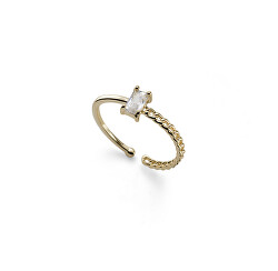 Elegantní pozlacený prsten Ariel 41215G