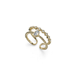 Elegantní pozlacený prsten Tiana 41213G
