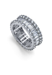 Nadčasový prsten s kubickými zirkony Visayan 41174