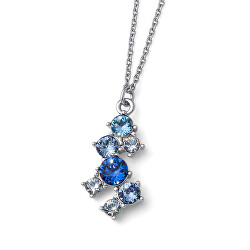 Očarujúce náhrdelník so zirkónmi Taboo 12276 BLU
