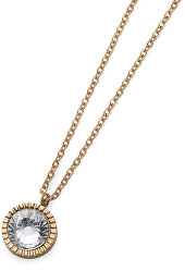 Pozlacený náhrdelník s krystalem Joy 11972G
