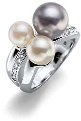 Prsteň s perlami Working Basic Pearl 41126