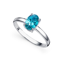 Půvabný stříbrný prsten Smooth 63265