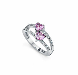 Romantický prsten s kubickými zirkony Bhumi Magic Blossoms 41179