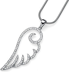 Stříbrný náhrdelník Andělské křídlo Luxwing 61133 (řetízek, přívěsek)