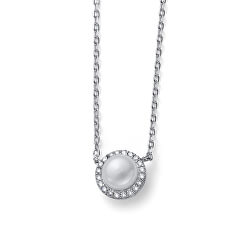 Stříbrný náhrdelník Last Pearl 61162