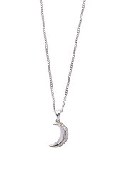 Stříbrný náhrdelník Půlměsíc Selene 61288 (řetízek, přívěsek)