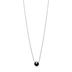 Stylový stříbrný náhrdelník Meliora 61289 BLA (řetízek, přívěsek)