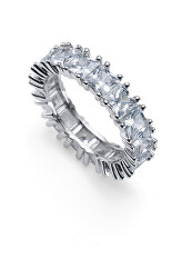 Třpytivý prsten s kubickými zirkony Cronus 41169