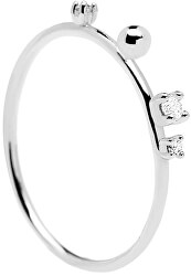 Elegantný strieborný prsteň so zirkónmi KAYA Silver AN02-127