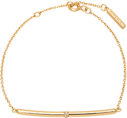 Krásný pozlacený náramek ze stříbra HORIZON Gold PU01-064-U