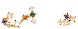 Zarte vergoldete Ohrringe aus Sterlingsilber Skorpion SCORPIO AR01-411-U