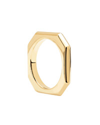 Elegantný pozlátený prsteň SIGNATURE LINK Gold AN01-378