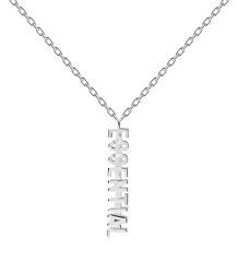 Elegantní stříbrný náhrdelník ESSENTIAL Silver CO02-414-U (řetízek, přívěsek)