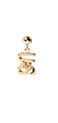 Unico pendente placcato oro con zirconi US Charms CH01-032-U
