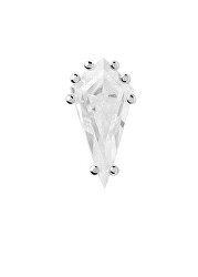 Gyengéd ezüst single fülbevaló cirkónium kővel NOA Silver PG02-759-U - 1 db