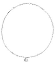 Luxusný strieborný náhrdelník SUPER FUTURE Silver CO02-428-U (retiazka, prívesok)