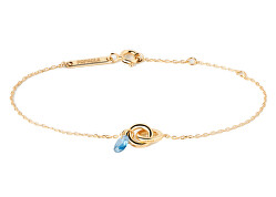Modisches, vergoldetes Armband Blue Lily PU01-774-U