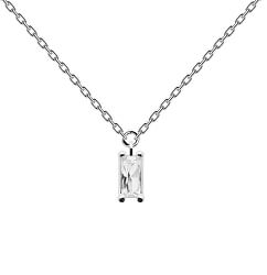 Něžný stříbrný náhrdelník s přívěskem ASANA Silver CO02-131-U