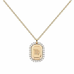Originálny pozlátený náhrdelník Panna VIRGO CO01-573-U (retiazka, prívesok)