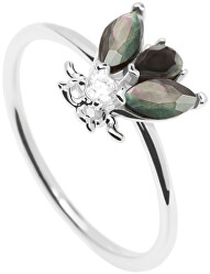 Originální stříbrný prsten s překrásnou včelkou ZAZA Silver AN02-255