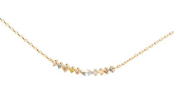 Pozlacený náhrdelník s barevnými zirkony Lotus Colors CO01-951-U