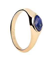 Pozlacený prsten Lapis Lazuli Nomad Vanilla AN01-A49