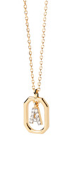 Charmante vergoldete Halskette Buchstabe "A" LETTERS CO01-512-U (Halskette, Anhänger)