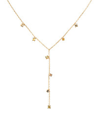Půvabný pozlacený náhrdelník se zirkony JANE Gold CO01-864-U