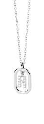 Charmante Silberkette Buchstabe "H" LETTERS CO02-519-U (Halskette, Anhänger)