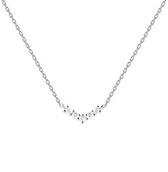 Romantikus ezüst nyaklánc MINI CROWN Silver CO02-485-U